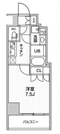 森下駅 徒歩4分 9階の物件間取画像